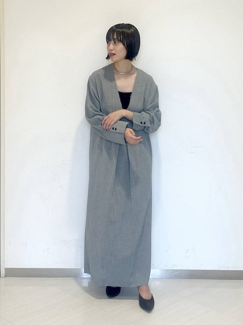 セール】シャンブレーカフタンワンピース（ワンピース）｜A part