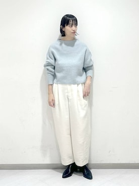 「アイテム（ブーツ）」を使った、sakiさん（レディース・162cm・30代）の冬コーディネート