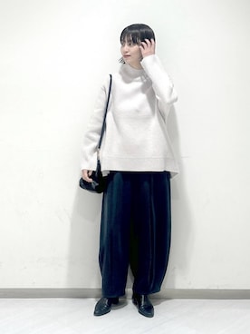 「楽ちんコーデ」｜sakiさん（レディース・162cm）の冬コーディネート