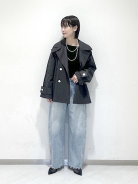 sakiさん（レディース・162cm）の冬コーディネート