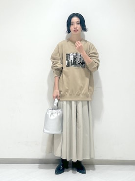 「アイテム（スウェット）」を使った、sakiさん（レディース・162cm・30代）の秋コーディネート