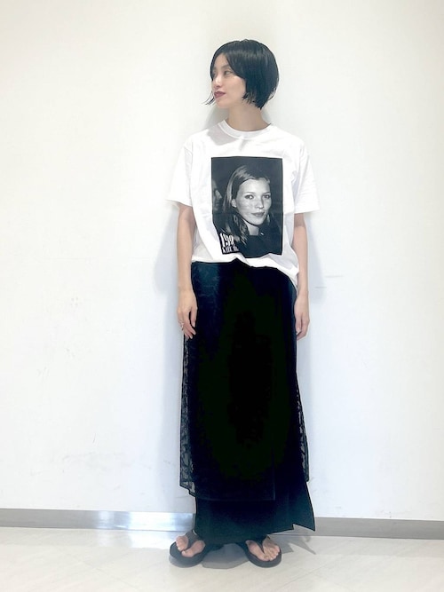 【THEAIRTOWN】ラブ ラップスカート メッシュ レース A part by スカート メッシュレースラップスカート レディース