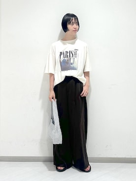 「アイテム（バッグ）」を使った、sakiさん（レディース・162cm・30代）の夏コーディネート