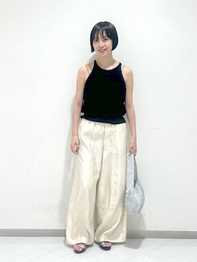 「アイテム（キャミソール）」を使った、sakiさん（レディース・162cm・30代）の夏コーディネート