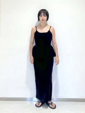 「アイテム（ワンピース/ドレス）」を使った、sakiさん（レディース・162cm・30代）の秋コーディネート