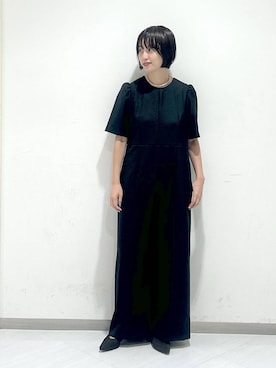 「アイテム（オールインワン・サロペット）」を使った、sakiさん（レディース・162cm・30代）の秋コーディネート