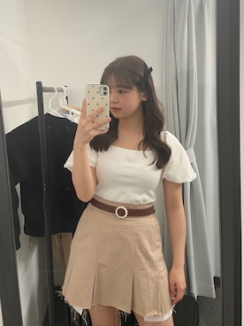 まりめろ(中村真凜)さん(レディース・150cm)の夏コーディネート