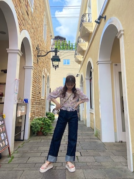 まりめろ(中村真凜)さん（レディース・150cm）の春コーディネート