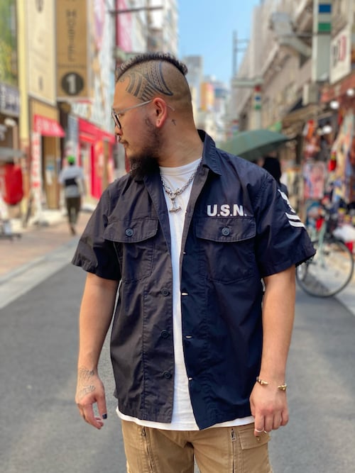 NAVAL FATIGUE SHIRT / ネイバル ファティーグ シャツ / AVIREX / アヴィレックス