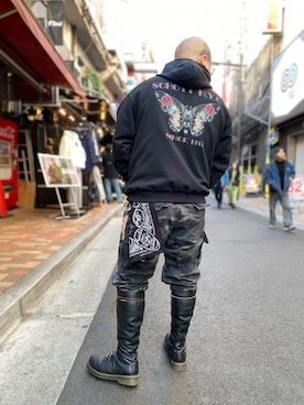 ᛚᛁᛚᛚᛖ ᛒᛖᚱᛋᛖᚱᚴᚱさん（メンズ・166cm）の冬コーディネート