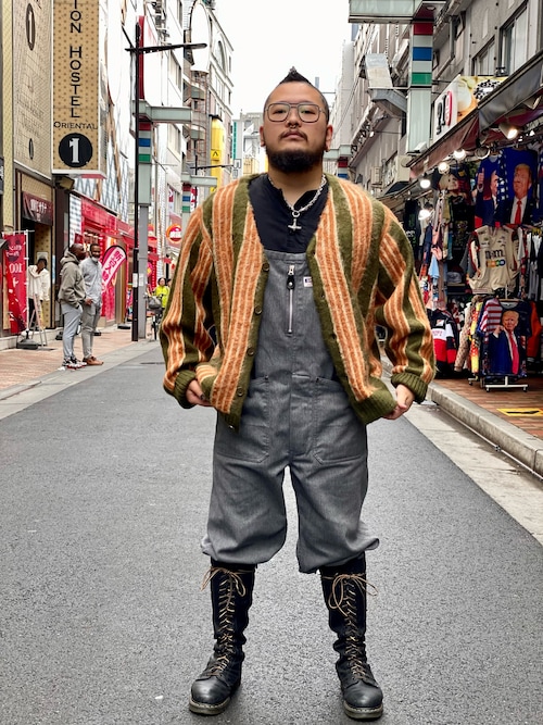STRIPE KNIT CARDIGAN / ストライプ ニット カーディガン / AVIREX / アヴィレックス