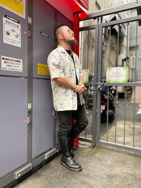 ᛚᛁᛚᛚᛖ ᛒᛖᚱᛋᛖᚱᚴᚱさん（メンズ・166cm）の春コーディネート