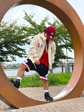 「アイテム（トップス）」を使った、ᛚᛁᛚᛚᛖ ᛒᛖᚱᛋᛖᚱᚴᚱさん（メンズ・165cm）の秋コーディネート