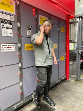 ᛚᛁᛚᛚᛖ ᛒᛖᚱᛋᛖᚱᚴᚱさん（メンズ・166cm）の春コーディネート