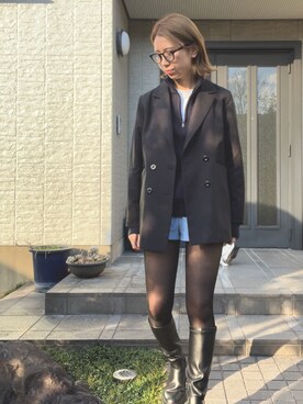 「海外」｜akaponさん（レディース・164cm）の冬コーディネート