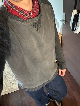 「SlashDate（スラッシュデイト）のアイテム」を使った、UGOSAさん（メンズ・174cm）の冬コーディネート