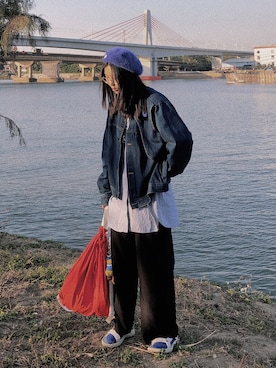 「teva」｜Panchannnさん（レディース・168cm）の冬コーディネート