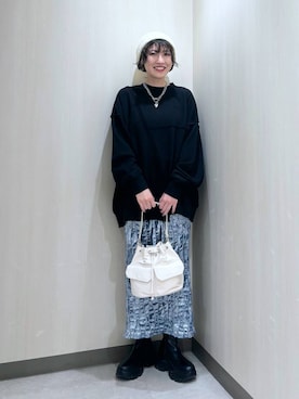 「アイテム（スウェット）」を使った、おかゆ❤︎彡さん（レディース・158cm・20代）の秋コーディネート