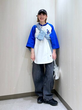 「アイテム（キャップ）」を使った、おかゆ❤︎彡さん（レディース・158cm・20代）の冬コーディネート
