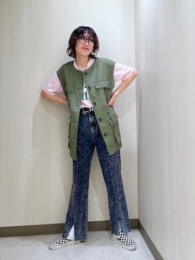 おかゆ❤︎彡さん（レディース・158cm）の夏コーディネート