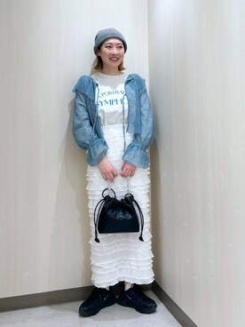 おかゆ❤︎彡さん（レディース・158cm）の春コーディネート