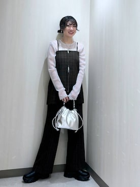 「アイテム（その他トップス）」を使った、おかゆ❤︎彡さん（レディース・158cm・20代）の秋コーディネート