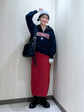 「アイテム（スウェット）」を使った、おかゆ❤︎彡さん（レディース・158cm・20代）の秋コーディネート