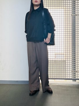 「Paraboot（パラブーツ）のアイテム」を使った、ca0liiiiさん（レディース・168cm）の春コーディネート