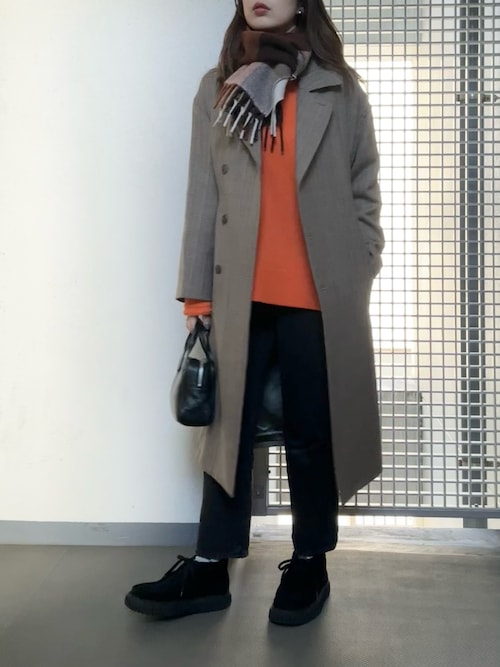 美品　auralee チェスターコート　オーラリー AURALEE - AURALEE 新品 タグ付き チェック チェスターコートの