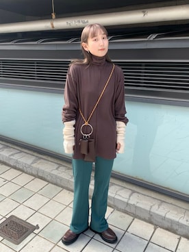 nakao takakoさん（レディース・159cm）の秋コーディネート