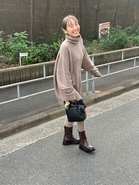 nakao takakoさん（レディース・159cm）の秋コーディネート