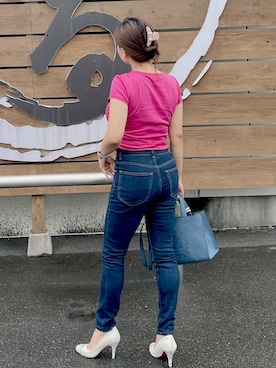 「KariAng（カリアング）のアイテム」を使った、Lenさん（レディース・151cm）の秋コーディネート