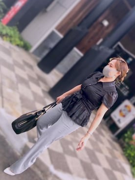 「GAP（ギャップ）のアイテム」を使った、Lenさん（骨格ストレート・レディース・151cm）の夏コーディネート