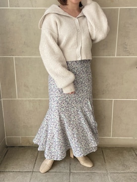 小川こゆきさん（レディース・152cm）の冬コーディネート