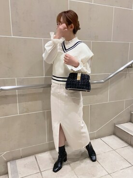 小川こゆきさん(レディース・152cm)の秋コーディネート