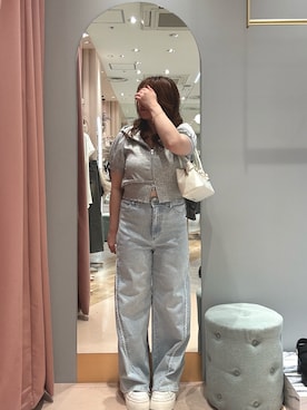 小川こゆきさん(レディース・152cm)の春コーディネート