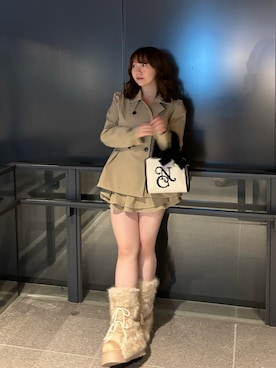 小川こゆきさん(レディース・152cm)の秋コーディネート