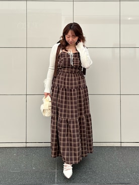 小川こゆきさん(レディース・152cm)の秋コーディネート