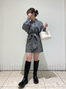 小川こゆきさん（レディース・152cm）の秋コーディネート