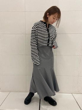 小川こゆきさん（レディース・152cm）の秋コーディネート