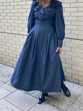 小川こゆきさん（レディース・152cm）の秋コーディネート