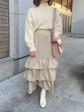 小川こゆきさん(レディース・152cm)の秋コーディネート