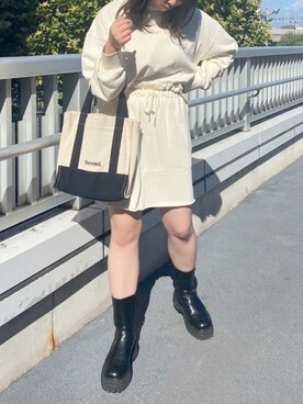 小川こゆきさん（レディース・152cm）の秋コーディネート