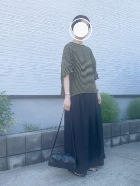 「KBF（ケイビーエフ）のアイテム」を使った、zua.さん（レディース・157cm）の秋コーディネート