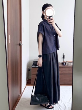 「MidiUmi（ミディウミ）のアイテム」を使った、zua.さん（レディース・157cm）の夏コーディネート