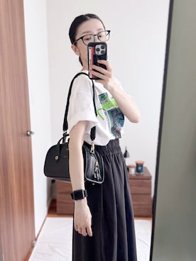 「CITEN（シテン）のアイテム」を使った、zua.さん（レディース・157cm）の夏コーディネート