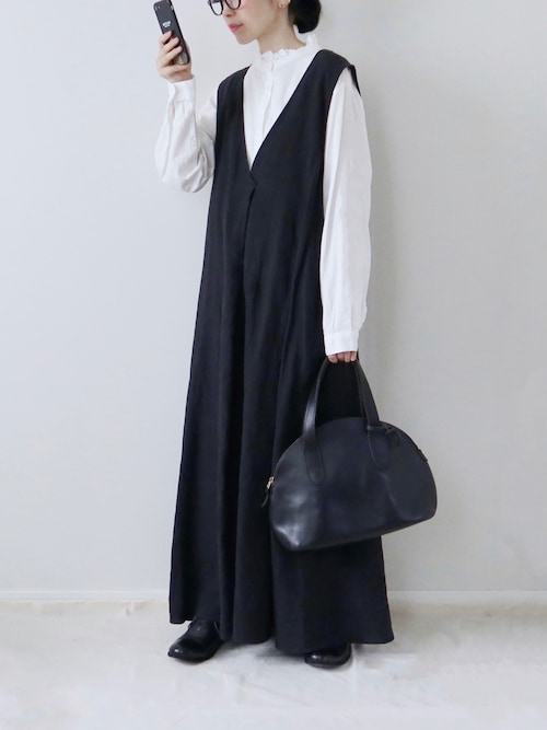 セール】ワッシャーシフォンノースリワンピース（ワンピース