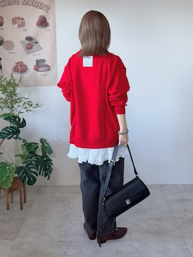 「アイテム（パンプス）」を使った、memeさん（レディース・158cm）の秋コーディネート