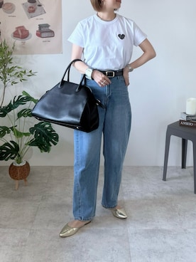 「select MOCA（セレクトモカ）のアイテム」を使った、memeさん（骨格ウェーブ・レディース・158cm）の春コーディネート