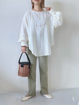 memeさん（レディース・158cm）の春コーディネート